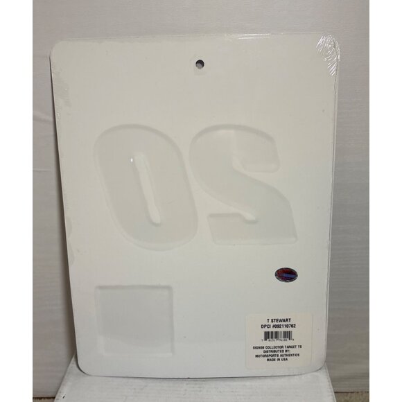 Tony Stewart #20 Home Depot NASCAR Joe Gibbs Racing Metal Sign 8.5x11" Sealed - Picture 3 of 6